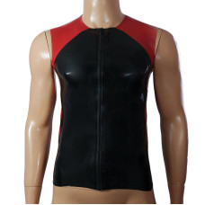 Contrast zip top